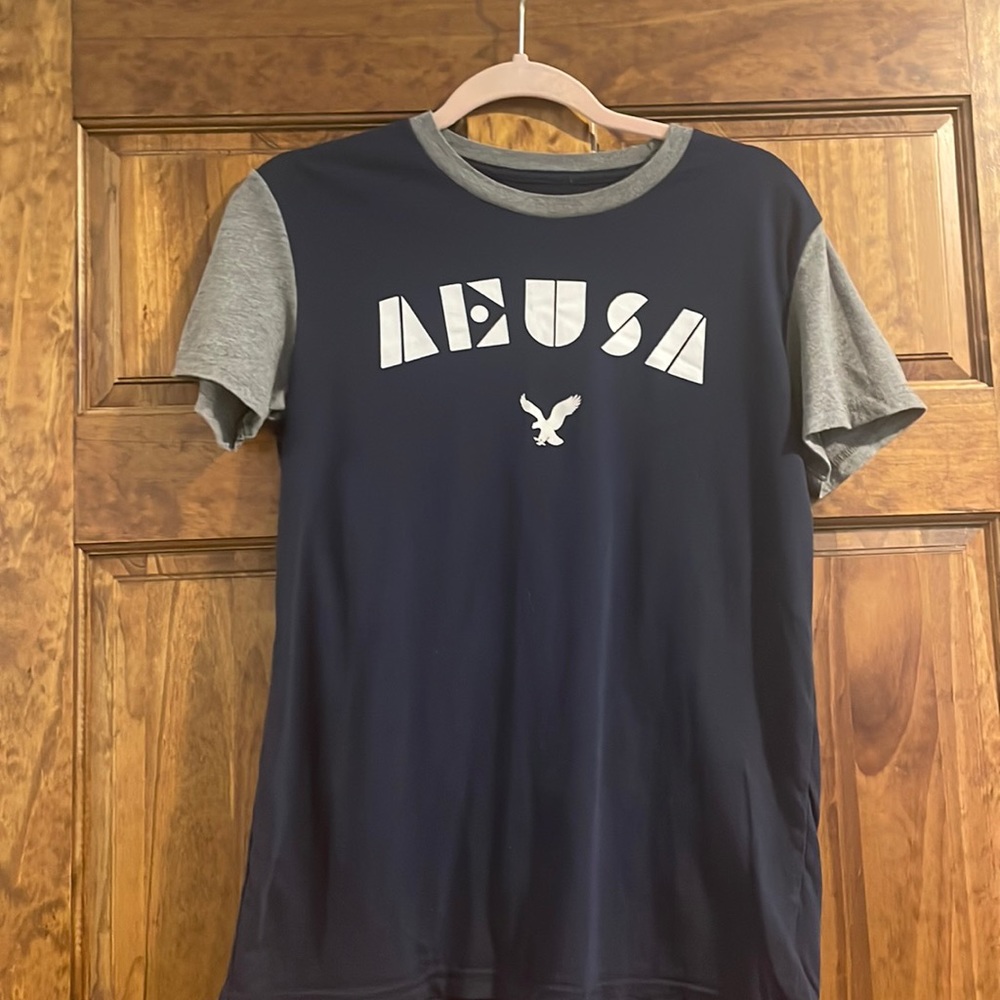 American Eagle Outfitters Tee- Navy adult small
